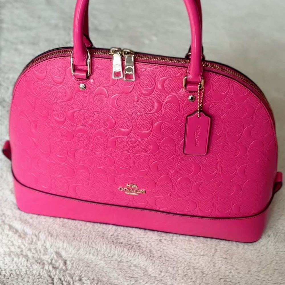 Coach Sierra Satchel Debossed Patent Leather - Picture 2 of 14